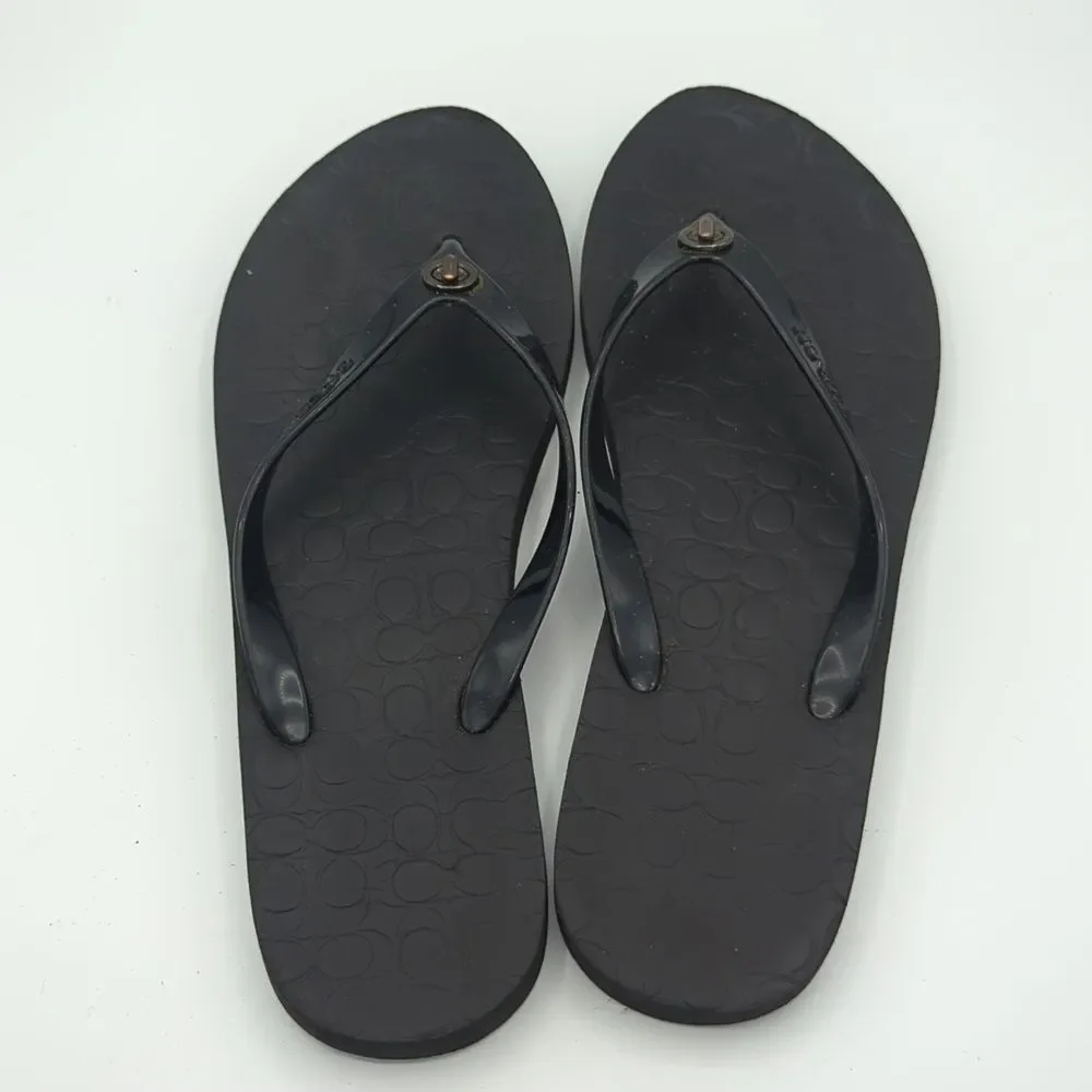 Coach Flip Flop Sandals.